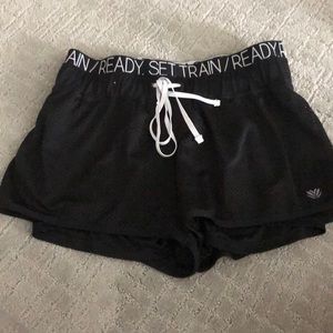 Mesh workout shorts